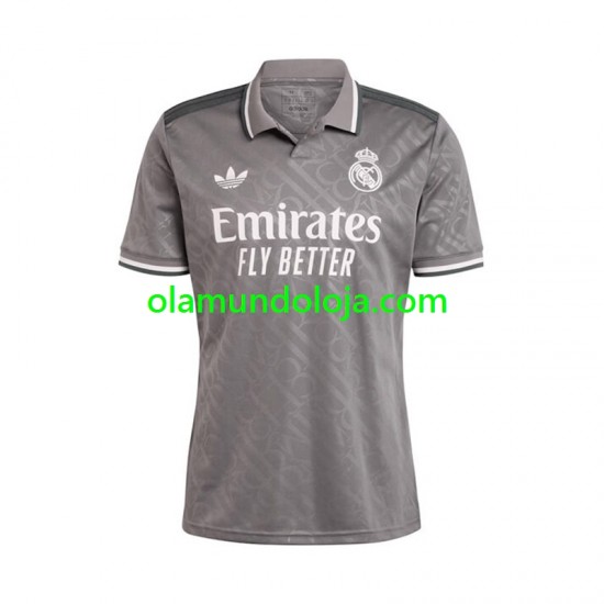 Camisola Real Madrid Homem Equipamento Terceiro 2024-2025 Manga Curta